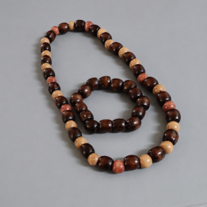 Wooden Necklace And Wristband